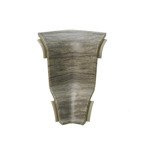 Narożnik wewnętrzny do listwy PCV 62mm DĄB MILENIUM