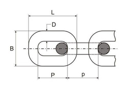 Łańcuch Klasa Klasy 8 ZAWIESIOWY 6mm 50m
