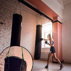 Linka Stalowa w PCV ZIELONA z Pętlami Pętelkami Lina z Okiem Oczkami Pętlica 2/4mm 1x19