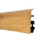 Listwa Przypodłogowa Podłogowa 70mm PCV 2m DĄB RUSTYKALNY + 5 wkrętów GRATIS!