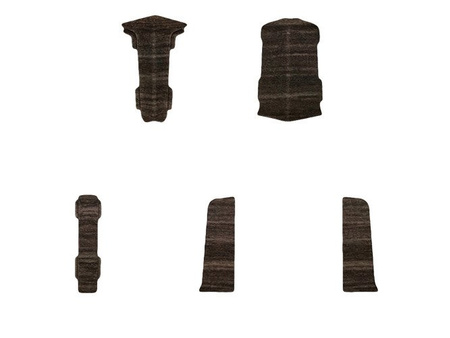 Listwa Przypodłogowa Podłogowa 55mm PCV 2m WENGE + 5 wkrętów GRATIS!