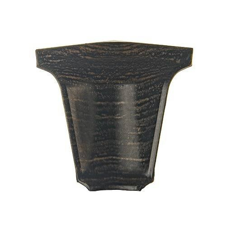 Narożnik wewnętrzny listwy przyblatowej 37mm WENGE