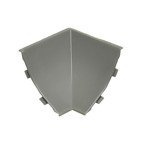 Narożnik wewnętrzny listwy przyblatowej 23mm POPIEL