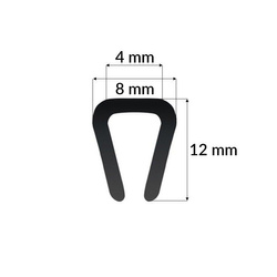 Uszczelka Krawędziowa na Krawędź Rant 4mm S-583