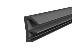 Uszczelka okienna KD-5 18x6mm Czarna do Okien Drewnianych - Skrzydło Rama
