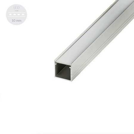 Profil ALU LED SMART 1m + Klosz Satyna