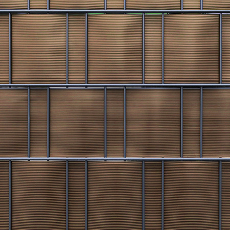 Taśma Ogrodzeniowa Panelowa Osłona Paneli Przesłona na Płot Balkon Panel Ogrodzenie 1200g/m2 19cm 26m 19x26m BRĄZOWA