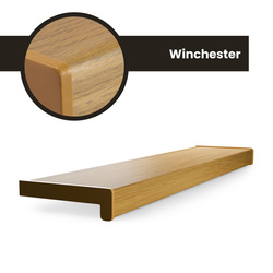 Parapet Wewnętrzny Komorowy PCV WINCHESTER Szerokość 20cm + zaślepki GRATIS
