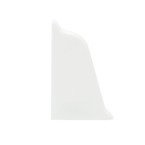 Zakończenie lewe listwy przyblatowej 37mm BIAŁY