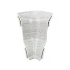 Narożnik wewnętrzny do listwy PCV 62mm JESION SZARY