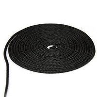 Lina Linka Polipropylenowa Pleciona Żeglarska CZARNA Jednolita Gładka Bez Cętek 2mm