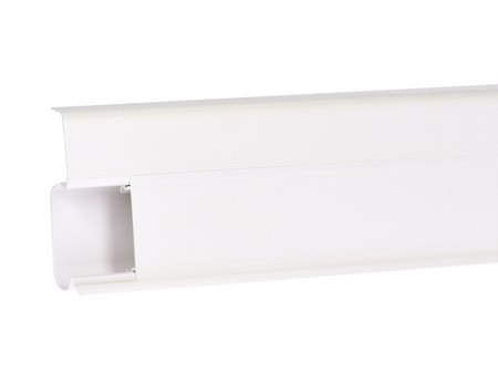 Listwa przypodłogowa podłogowa PCV 55mm BIAŁY - PRÓBKA