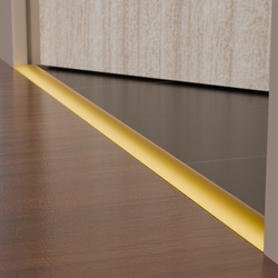 Profil Progowy Owalny Listwa Progowa Owalna 1,80cm ZŁOTY 40mm KLEJ