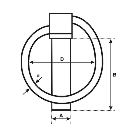 Zabezpieczenie Przetyczka Rolnicza 8mm
