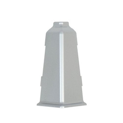 Narożnik zewnętrzny do listwy PCV 70mm ALUMINIUM