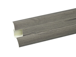 Listwa Przypodłogowa Podłogowa 62mm PCV 2,5m DĄB MILENIUM + 5 wkrętów GRATIS!