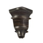 Narożnik wewnętrzny do listwy PCV 52mm WENGE