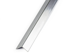 KĄTOWNIK PCV Osłona Narożnik 20x20mm SREBRNY SZCZOTKOWANY 2m 