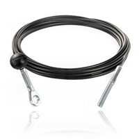 Lina Oko-Kula-Terminal Linka Stalowa ze Śrubą w Oplocie Nylon 4/5,2mm do Wyciągów Atlas Fitness