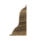 Zakończenie prawe do listwy PCV 52mm DĄB PRESTIGE