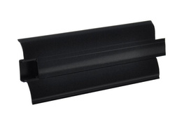 Listwa Przypodłogowa Podłogowa 62mm PCV 2m CZARNY POŁYSK + 5 wkrętów GRATIS!