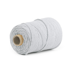 Sznurek Bawełniany Makrama 5mm 100m SZARY