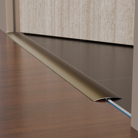 Profil Progowy Owalny Listwa Progowa Owalna 1,80cm SZAMPAN 40mm KLEJ