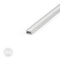 Profil ALU SLIM 1m - 2m + Klosz Mleczny