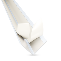 Kątownik PCV Samoprzylepny Zewnętrzny Narożnik 40x40mm BIAŁY 2m