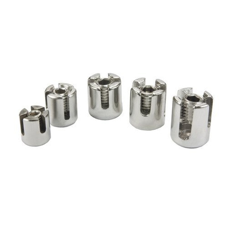 Zacisk do Lin Linowy OKRĄGŁY KRZYŻOWY Kwasoodporny 6mm
