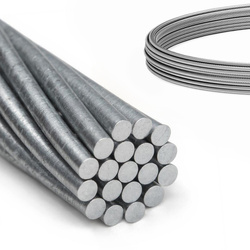 Lina Linka STALOWA Ocynkowana Ocynk 1mm Splot 1x19