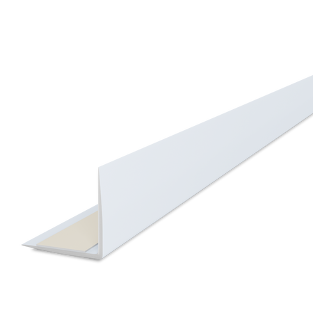 Kątownik PCV Samoprzylepny Zewnętrzny Narożnik 20x20mm BIAŁY 2m