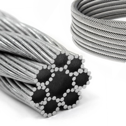 Lina Linka STALOWA Ocynkowana Ocynk 8mm Splot 6x12+7FC