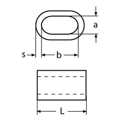 Tuleja Aluminiowa Tulejka Złączka Zacisk Linowy do Lin 10mm