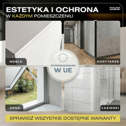 Kątownik PCV Samoprzylepny Wewnętrzny Narożnik 20x20mm BIAŁY 2m