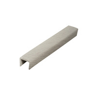 Zakończenie do cokołu meblowego kuchennego PCV 100mm INOX