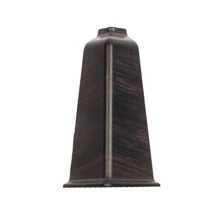 Narożnik zewnętrzny do listwy PCV 70mm WENGE