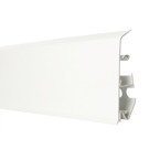 Listwa Przypodłogowa Podłogowa 70mm PCV 2m BIAŁA + 5 wkrętów GRATIS!