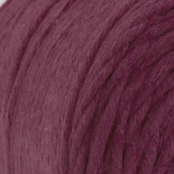 Sznurek Bawełniany Makrama 3mm 100m - 200m PURPUROWY