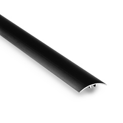 Profil Progowy Owalny Listwa Progowa Owalna 1,86m CZARNY 30mm 5 w 1