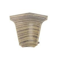 Narożnik wewnętrzny listwy przyblatowej 37mm FINO HAWANA JASNE