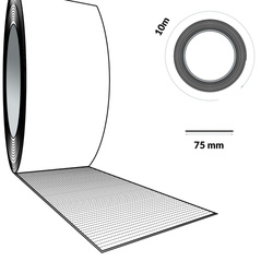 Taśma DEKARSKA BUTAPE Butylowa 75mm BRĄZOWA