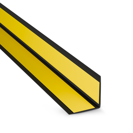Kątownik PCV Samoprzylepny Zewnętrzny Narożnik 40x40mm CZARNY 2m