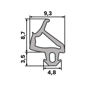 Uszczelka Okienna do Okna Okien PCV UNIWERSALNA S-1386