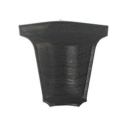 Narożnik wewnętrzny listwy przyblatowej 37mm DĄB GRAFIT