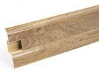 Listwa Przypodłogowa Podłogowa 62mm PCV 2m DĄB STARY + 5 wkrętów GRATIS!