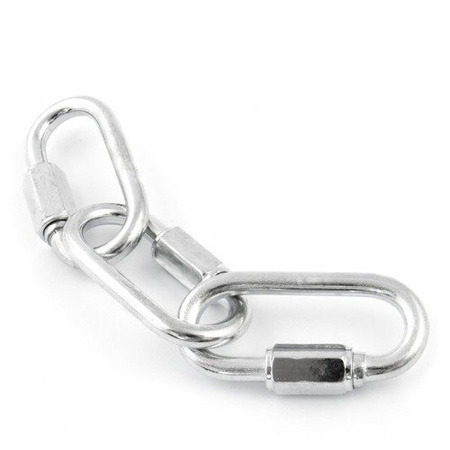 Ogniwo SKRĘCANE Łącznik Łańcucha Ocynk Ocynkowany 6mm