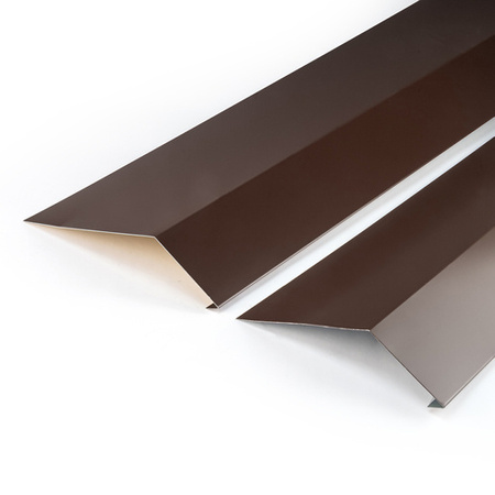 Aluminiowy PAS OKAPOWY Nadrynnowy PLUS 2mb BRĄZOWY