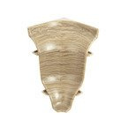 Narożnik wewnętrzny do listwy PCV 52mm DĄB