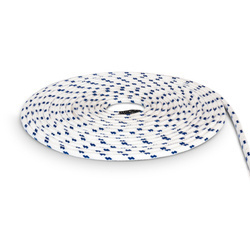 Lina Fałowo-szotowa Poliestrowa ELANA 12mm Biała w niebieskie cętki